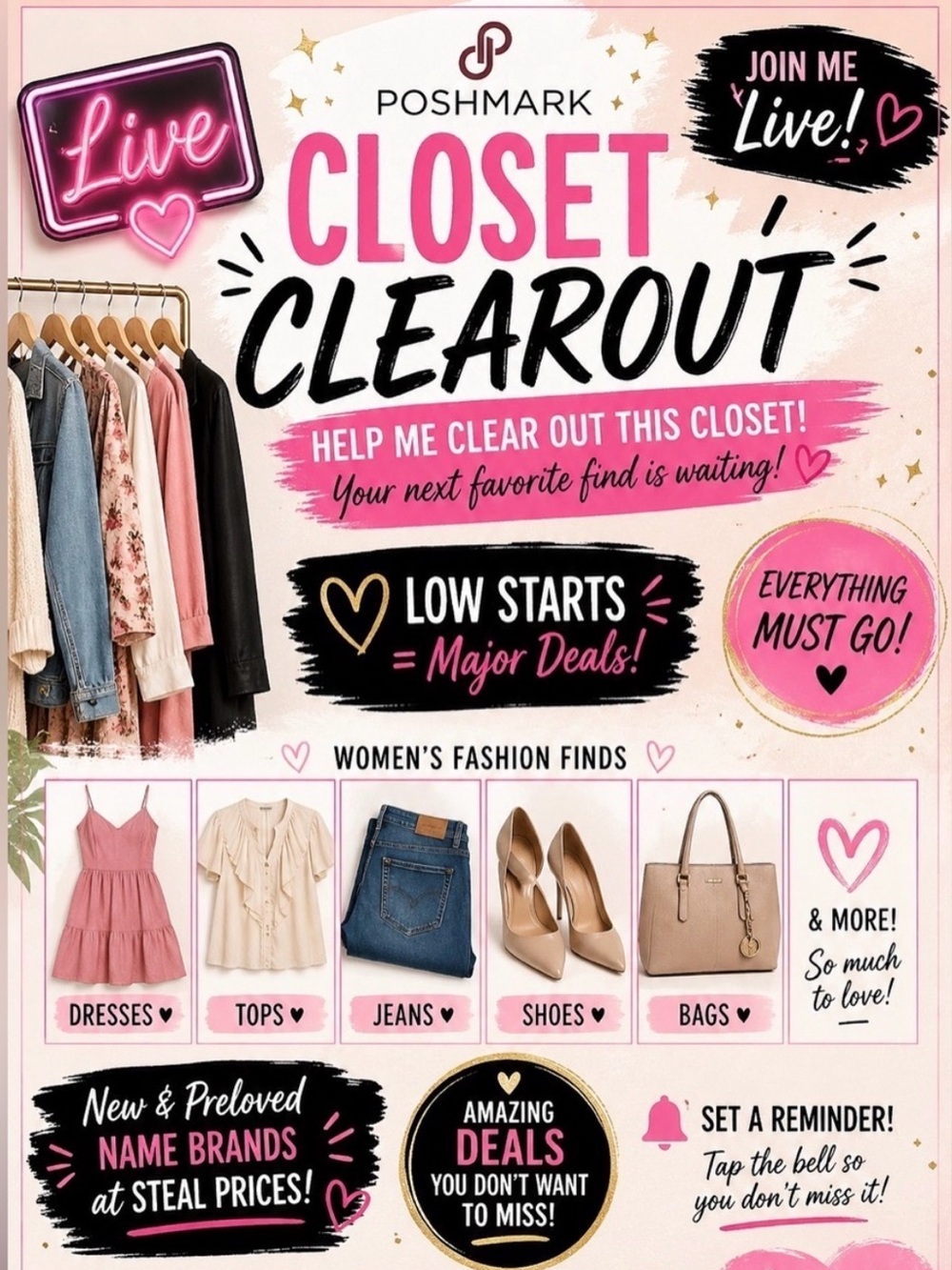 Poshmark Closet Clearout